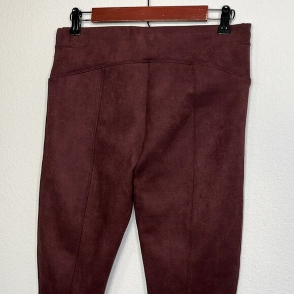 SPANX Suede Legging Wine color size Large Petite‎ Women’s clothing - Picture 6 of 12